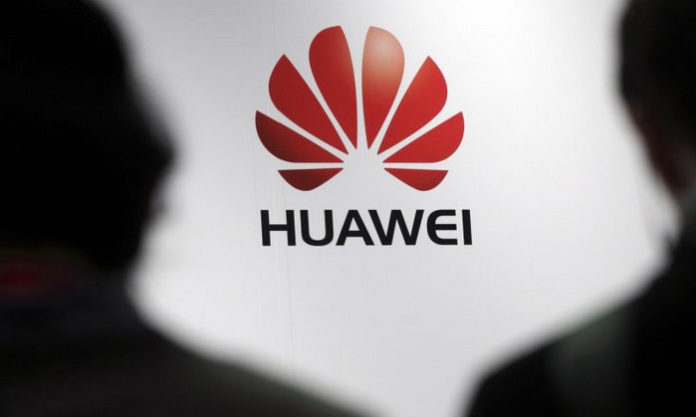 Huawei logo kipas merah