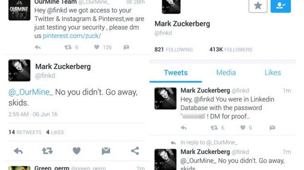 Mark Zuckerberg di hack