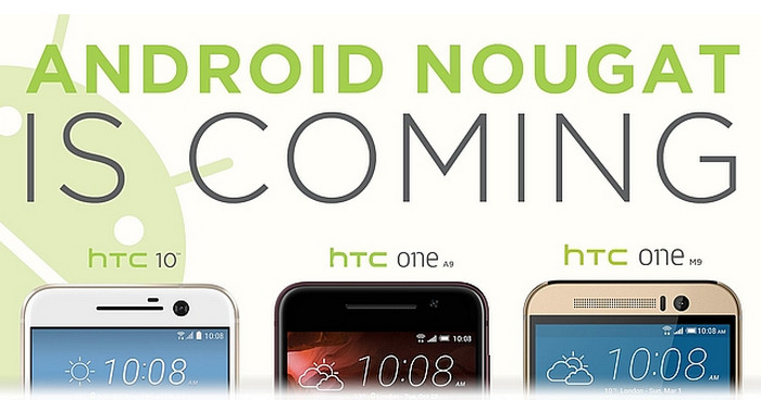 HTC Konfirmasi 3 Perangkatnya Terima Android Nougat