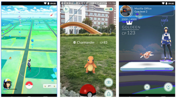 Pokemon GO AR karakter