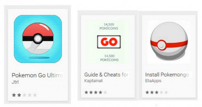 Pokemon Go palsu di Google Play
