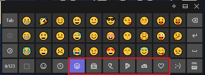 cara memunculkan emoji di laptop