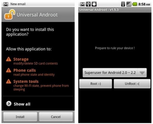 Universal Androot