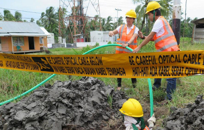 XL Rampungkan Pembangunan Fiber Optic di Kalimantan