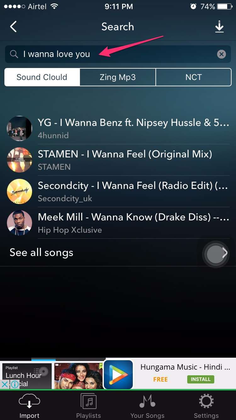 daftar lagu Music Pocket