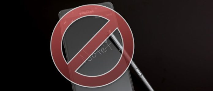 Galaxy Note 7 banned jangan gunakan Galaxy Note 7