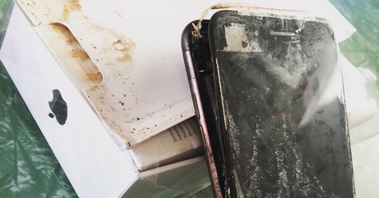 iPhone 7 meledak