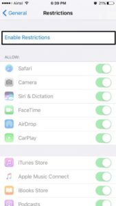 sembunyikan aplikasi di iphone