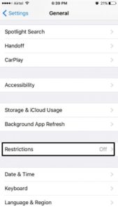 sembunyikan aplikasi di iphone