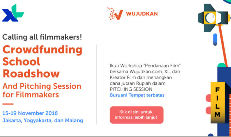 Wujudkan.com & XL Gelar Crowdfunding School & Pitching Session untuk Filmmaker