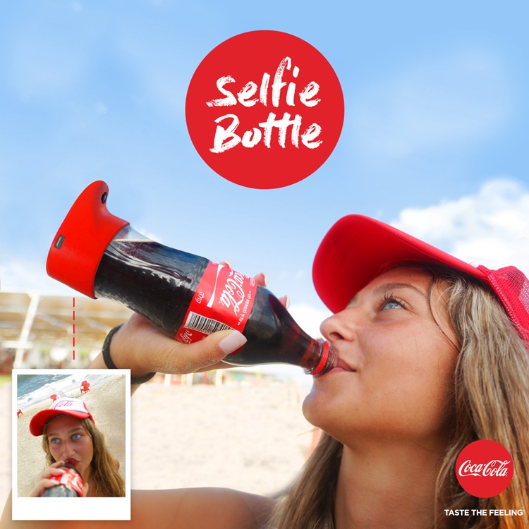 Coca-cola selfie bottle