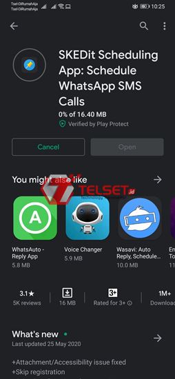 cara jadwal pesan WhatsApp