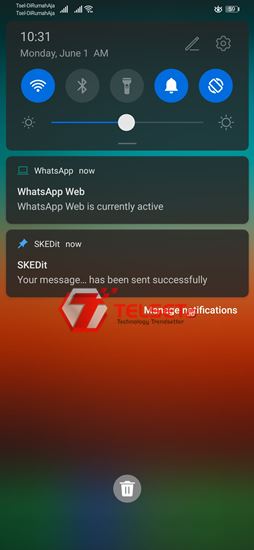 cara jadwal pesan WhatsApp