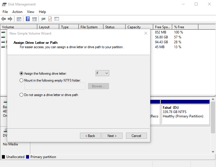 Cara Membagi Partisi Baru di Windows 10