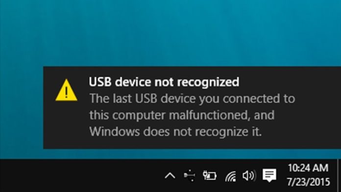 usb-error USB tak Terbaca