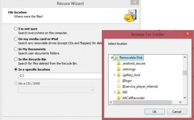 Mengembalikan Foto dan Video dengan Recuva File Recovery