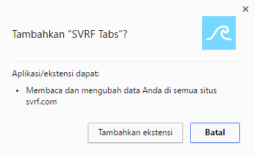 SVRF Tabs