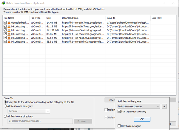 batch download youtube