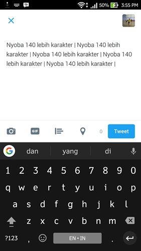 cara membuat tweet panjang