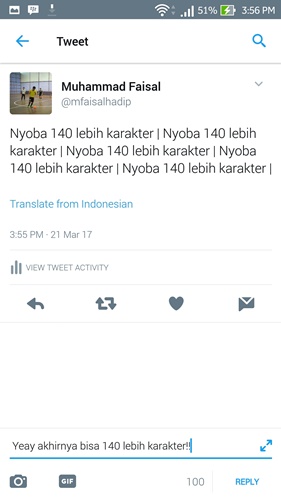 cara membuat tweet panjang