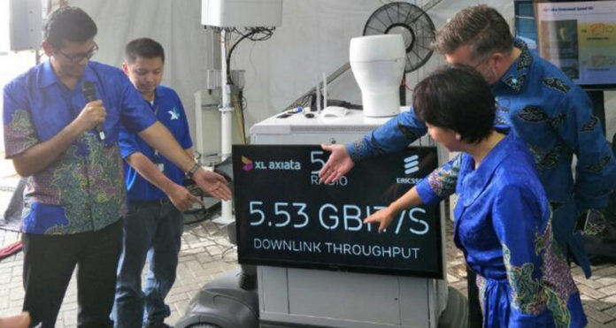 XL Ujicoba 5G pertama