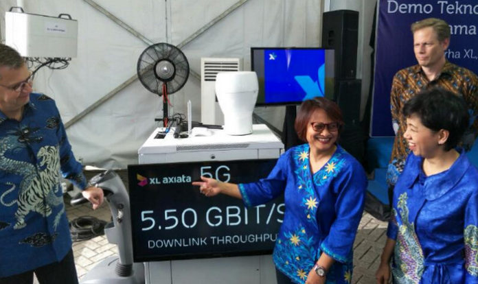 XL ujicoba 5G