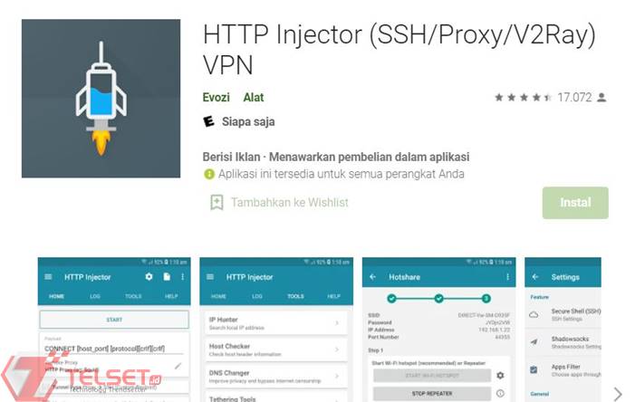 Aplikasi Internet Gratis 