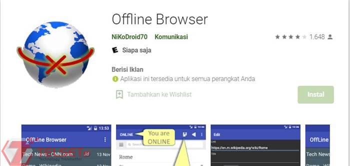 Aplikasi Internet Gratis 
