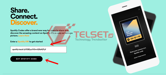 Cara Mendapatkan Spotify Code web