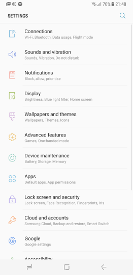 cara mematikan lampu notifikasi samsung