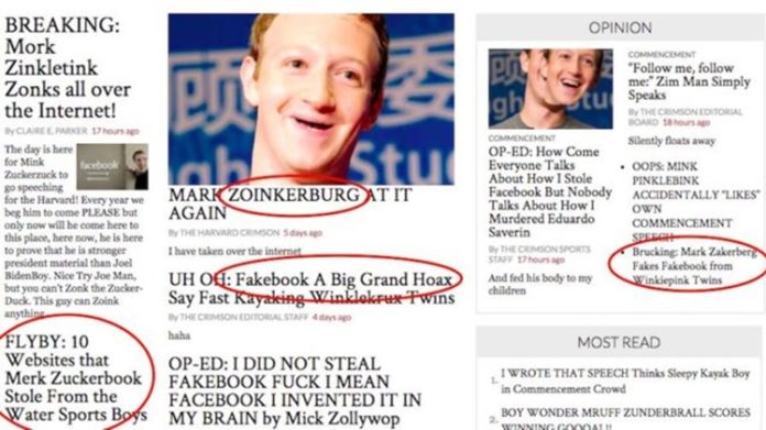 The Harvard Crimson-FI Mark Zuckerberg