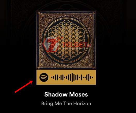 membuat barcode Spotify code