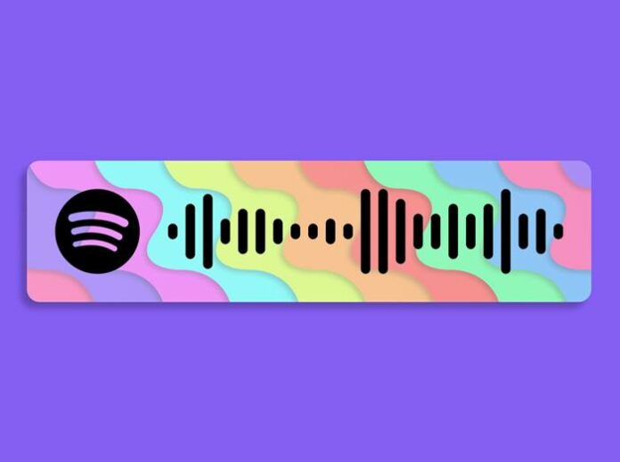 cara membuat Spotify Code barcode