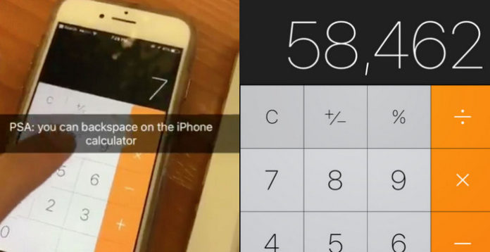 iPhone calculator fitur