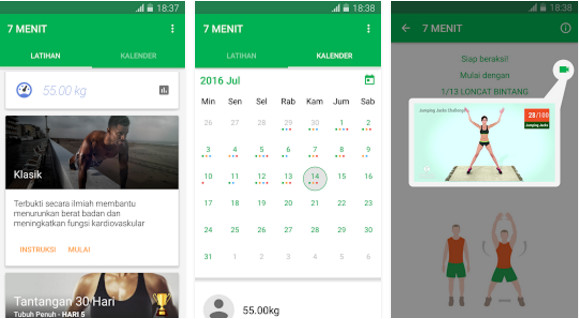 Aplikasi Olahraga Selama Puasa