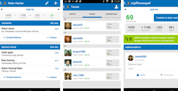 Calorie Counter & Diet Tracker Aplikasi Olahraga Selama Puasa
