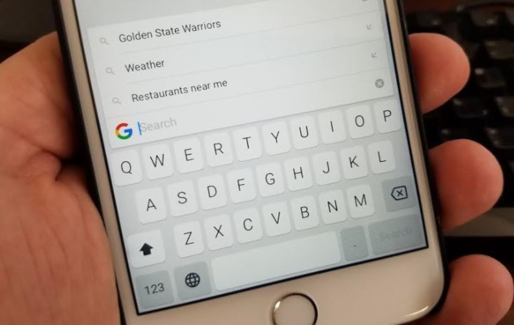 YouTube di Gboard