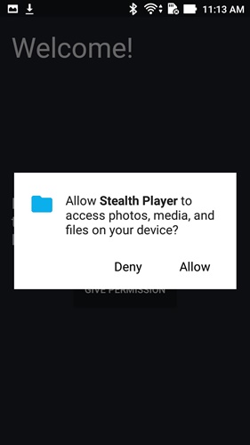 Dengar Lagu via Earpiece dengan Stealth Audio Player