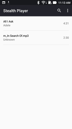 Dengar Lagu via Earpiece dengan Stealth Audio Player