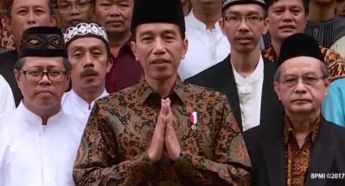 Presiden Jokowi Ucapkan Selamat Hari Raya Idul Fitri
