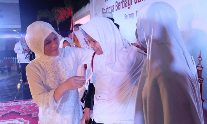 Telkomsel Buka Bersama 350 Anak Yatim di Serang-Banten