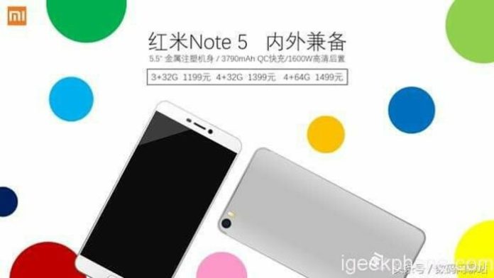 Redmi Note 5 Xiaomi Redmi Note 5