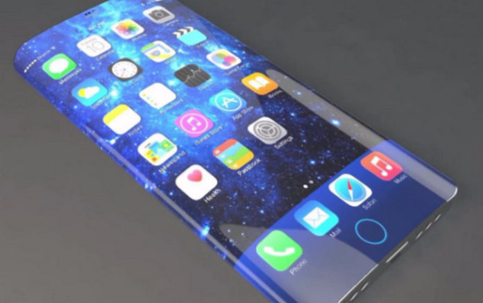 iPhone 8 konsep ilustrasi