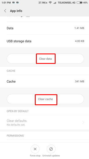 cara mengatasi force close