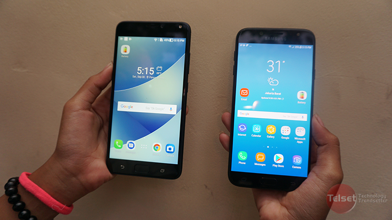 ASUS ZenFone 4 Max Pro vs Samsung Galaxy J7 Pro Layar