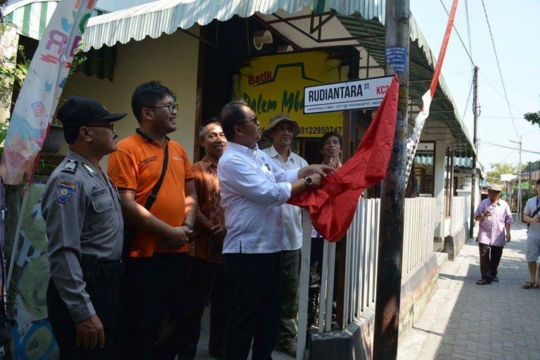 Ada “Jalan Rudiantara” di Kampoeng Cyber Yogyakarta