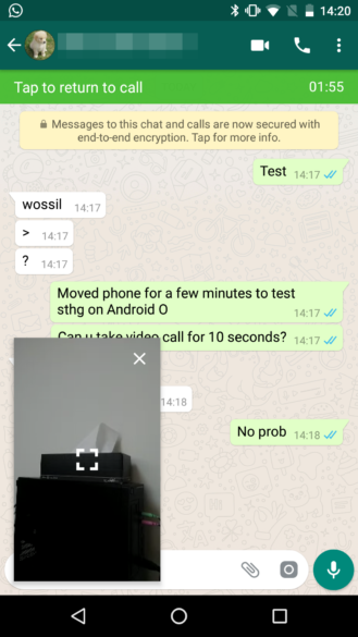 cara bermain game sambil video call whatsapp