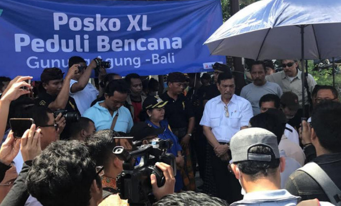 XL Antisipasi Jaringan di Sekitar Gunung Agung 