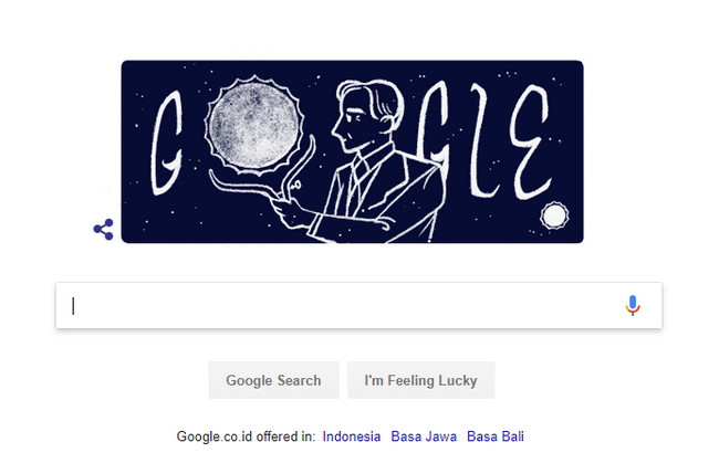 Google Doodle Subrahmanyan Chandrasekhar
