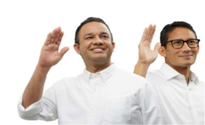 Gubernur dan Wakil Gubernur Jakarta Anies-Sandi